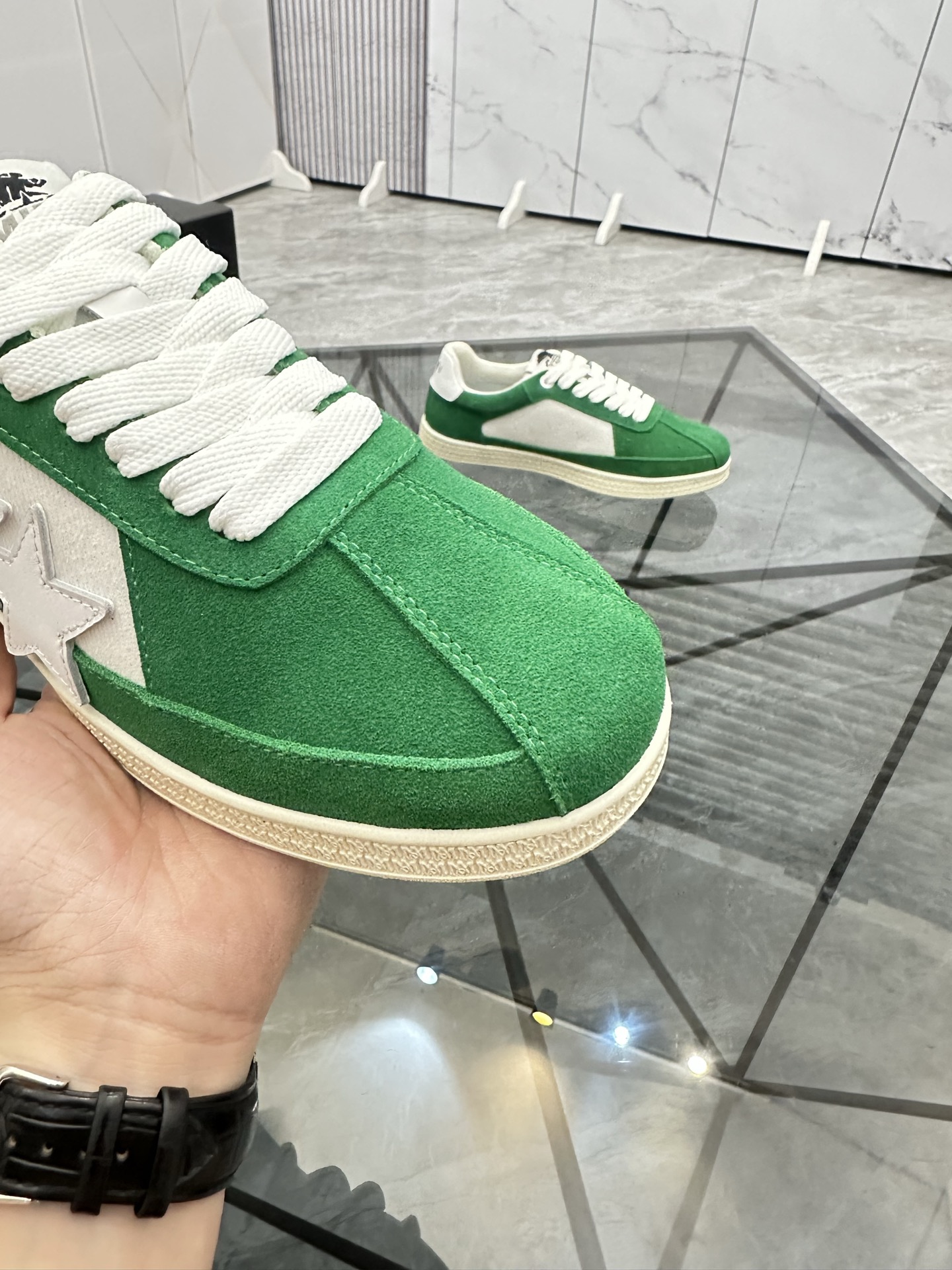 Amiri Star Low Sneakers Green
