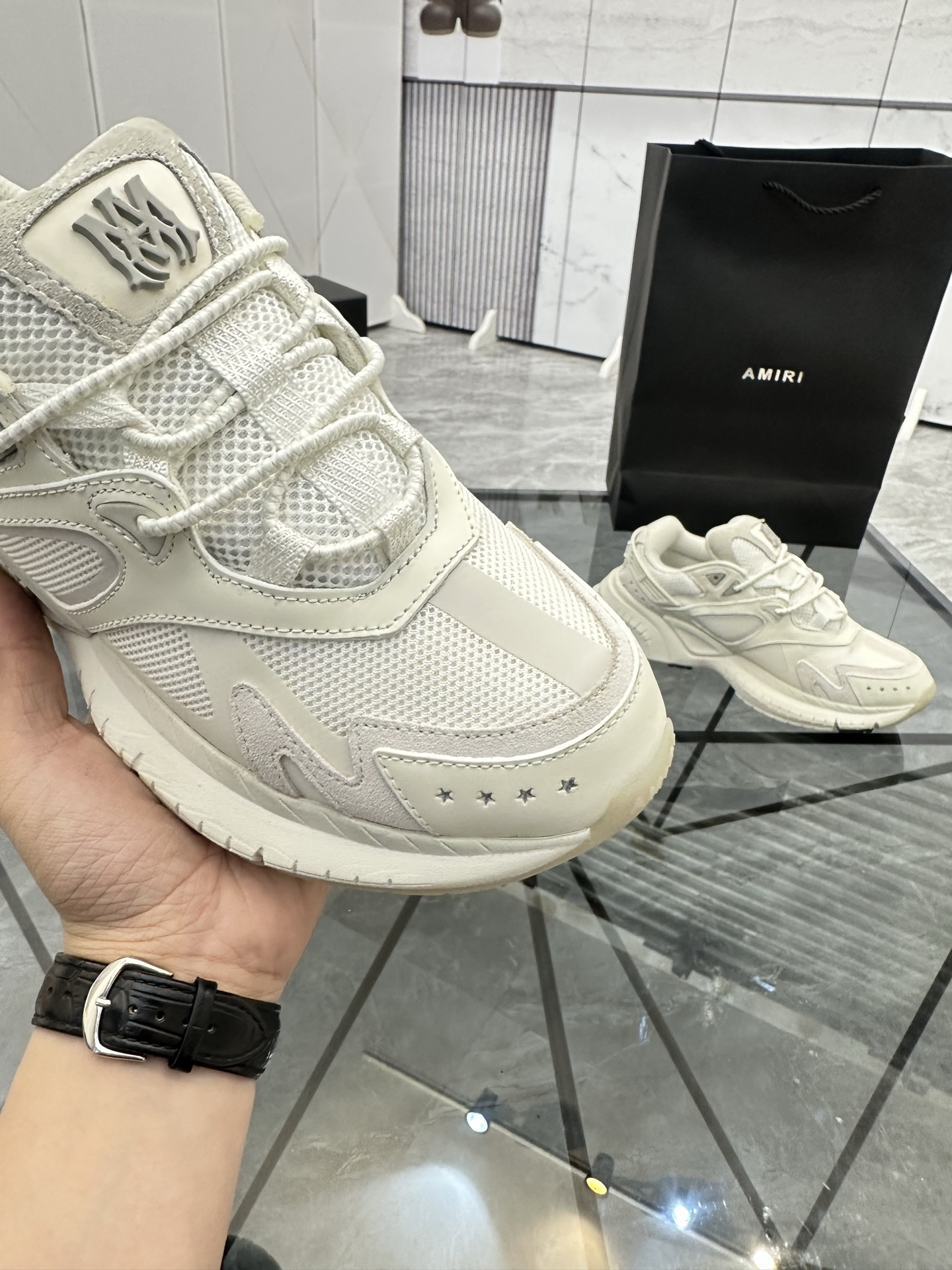 AMIRI Low-Top Casual Sneaker White