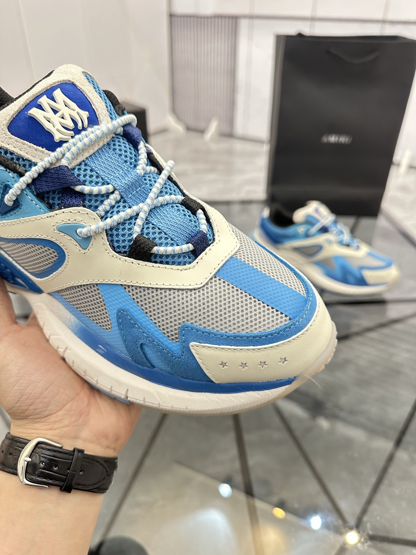 Amiri Low-Top Sneakers Blue