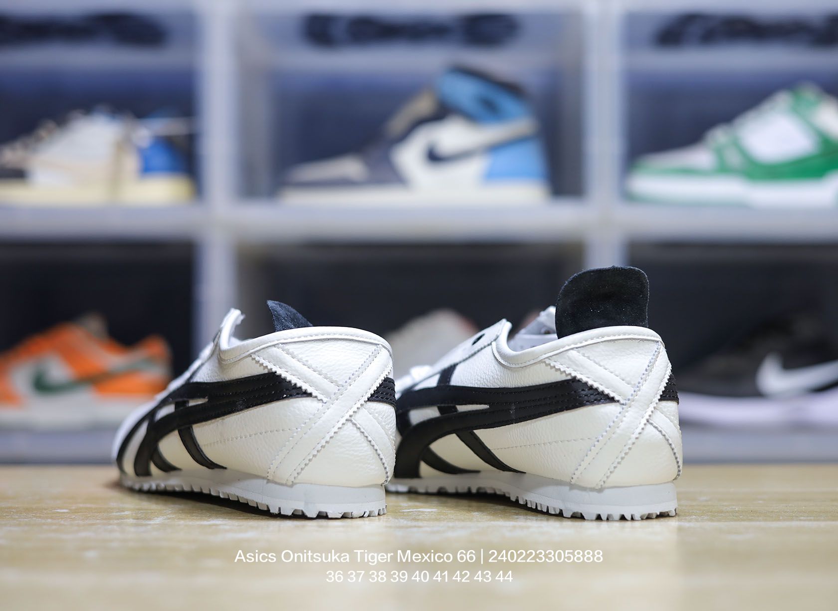 Asics Onitsuka Tiger Mexico 66 Leather Sneakers White/Black
