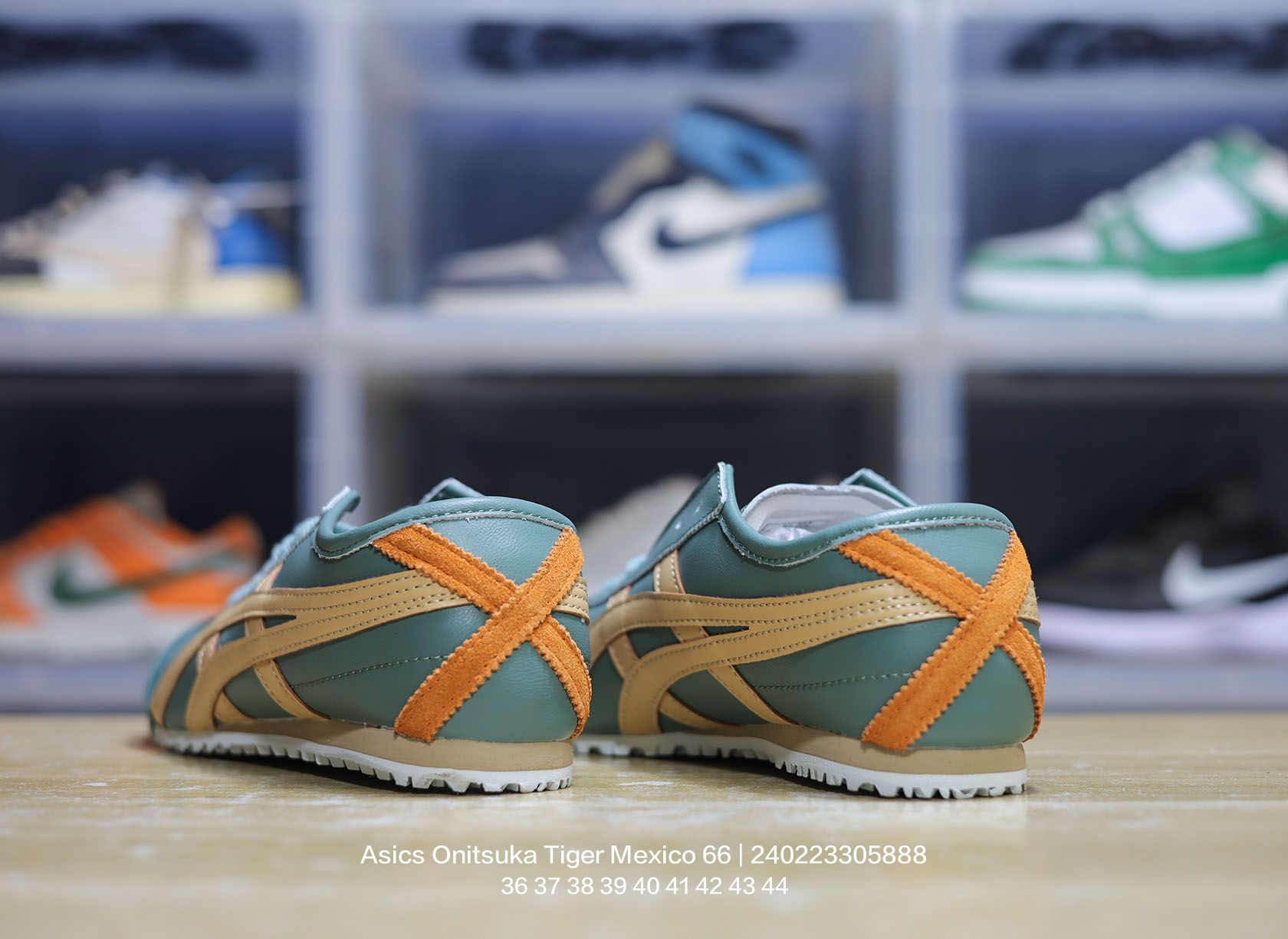 Asics Onitsuka Tiger Mexico 66 Leather Sneakers Green