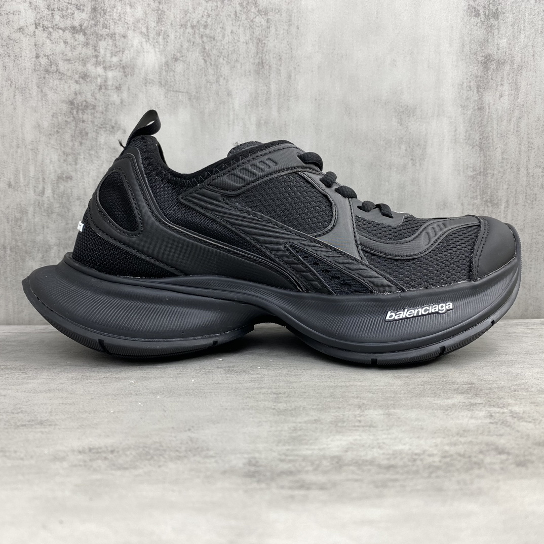 Balenciaga Breathable Running Shoes Black