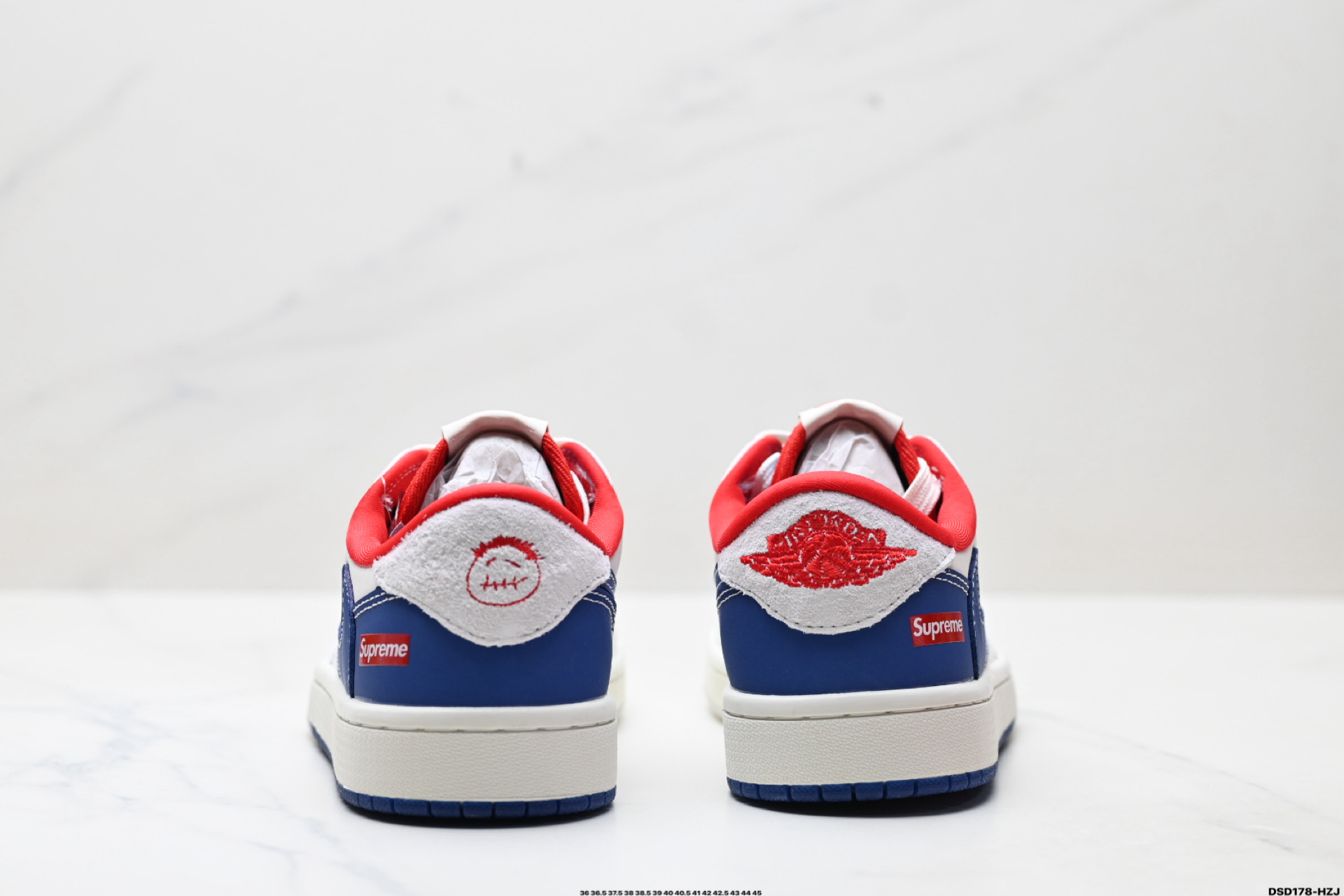Nike Air Jordan 1 Low Supreme Blue/Red