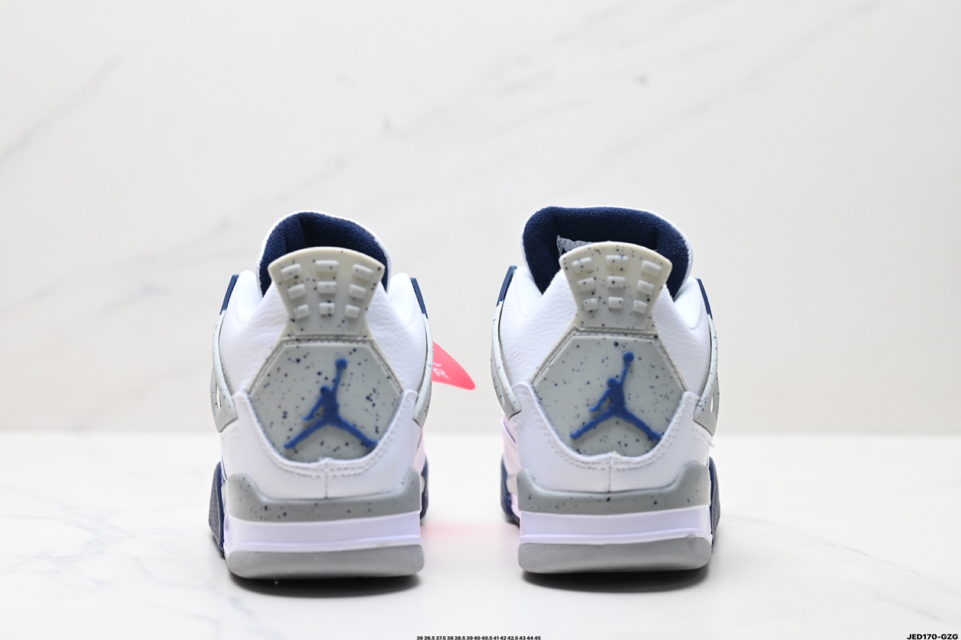 Jordan Air 4 Retro Mid Sneakers White/Blue