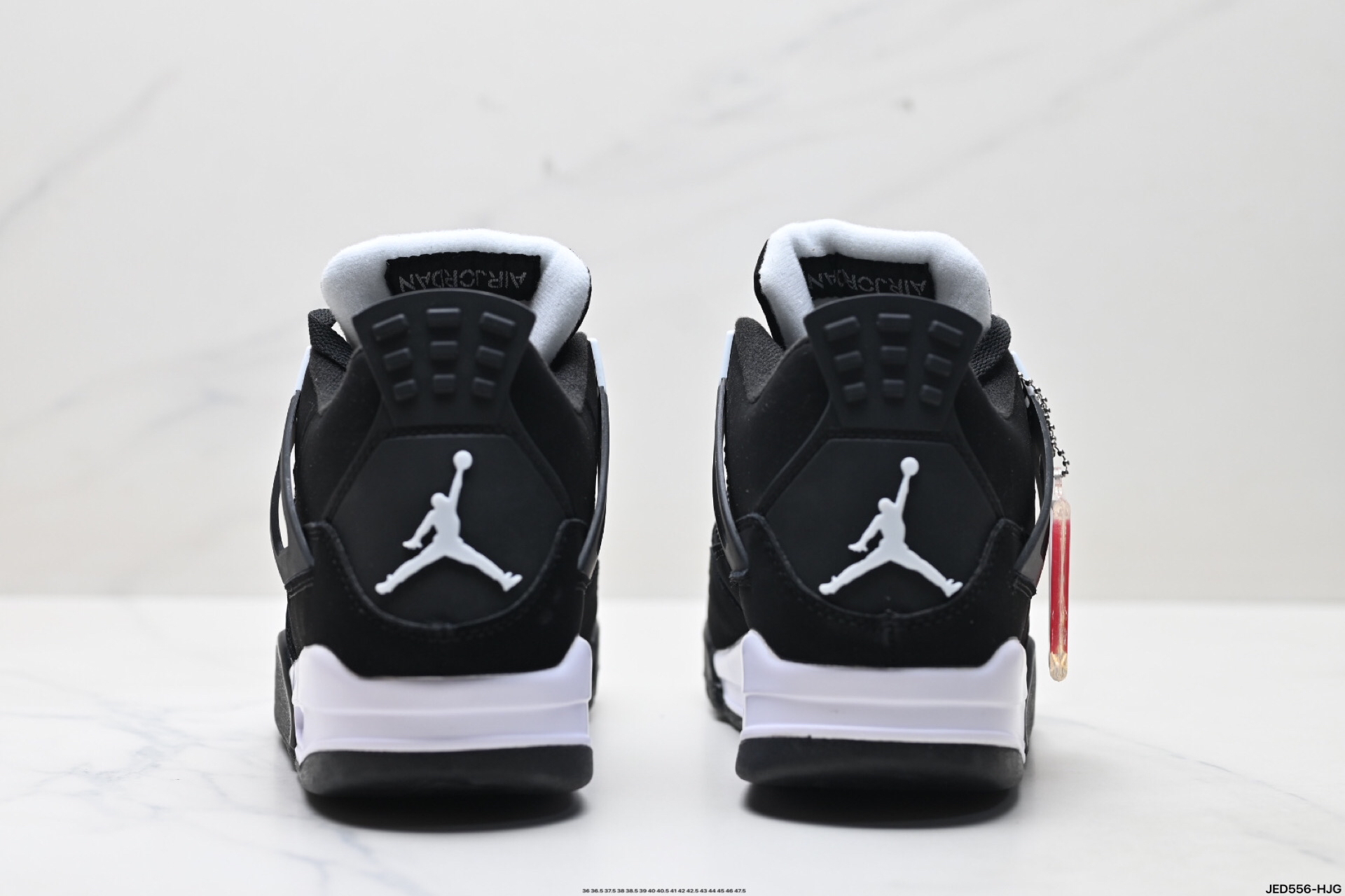 Jordan Air 4 Retro Mid Top Sneakers Black/White