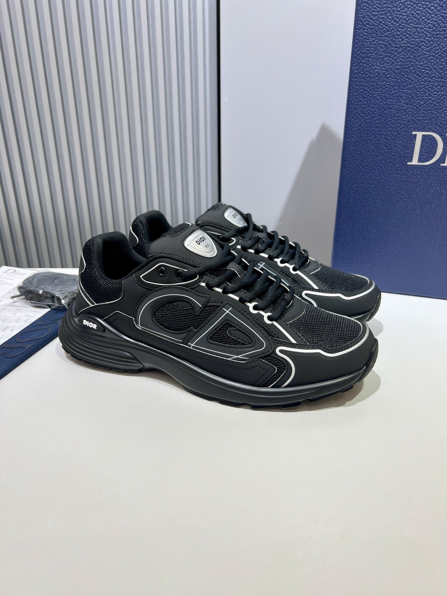 Dior B30 Low-Top Sneakers Black