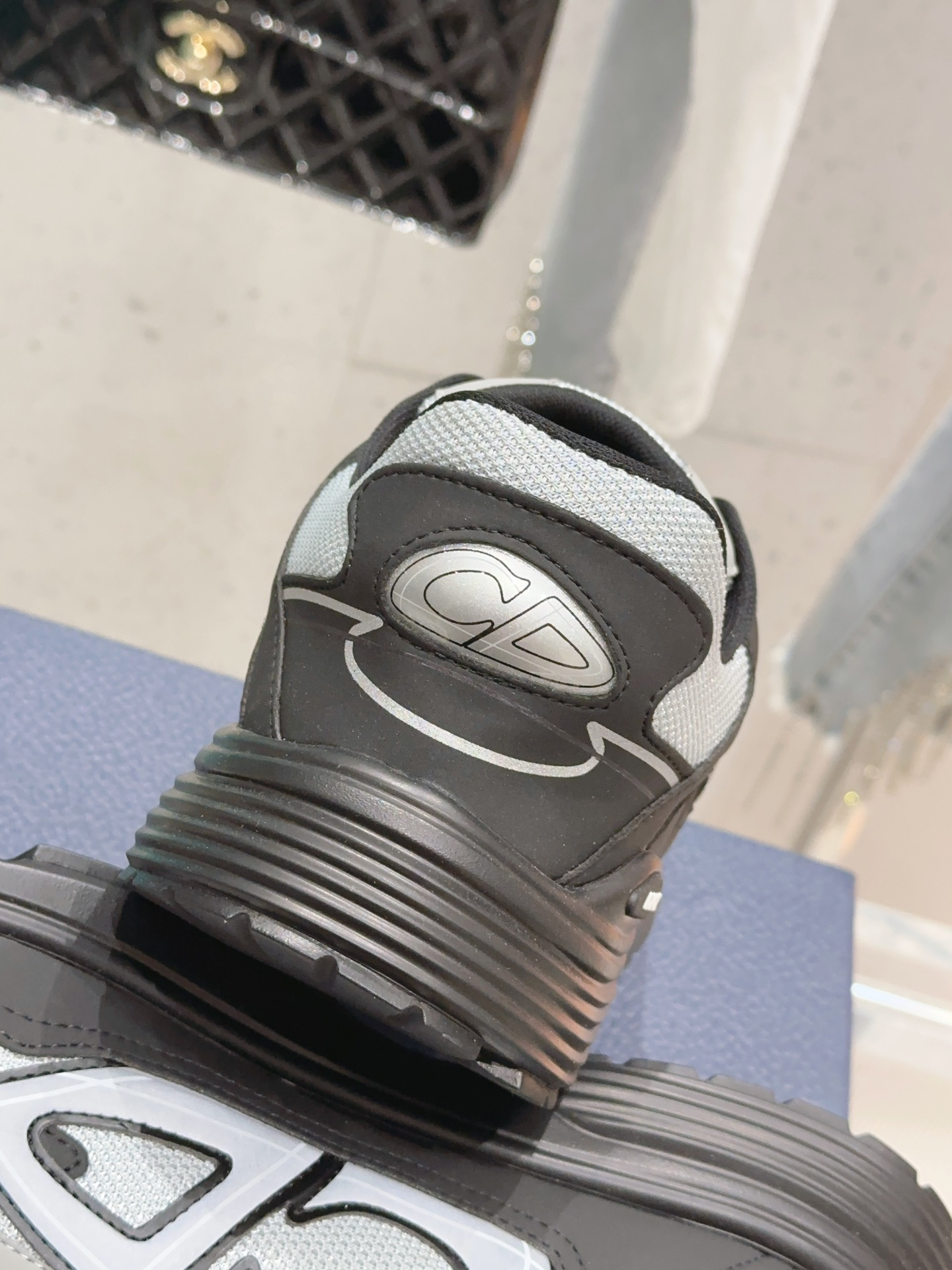 Dior B30 Mesh Sneakers Grey Black