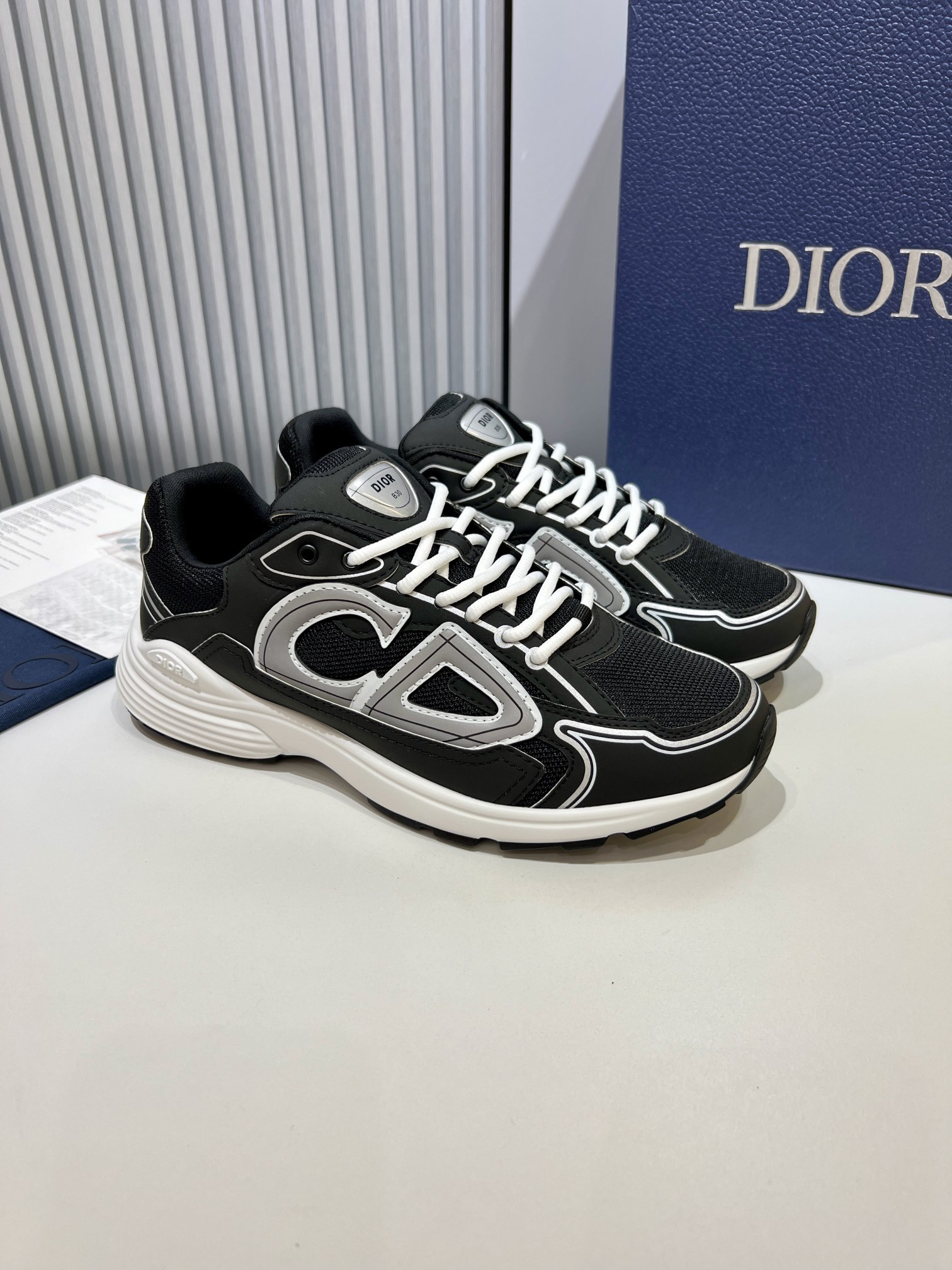 Dior B30 Low-Top Sneaker Black