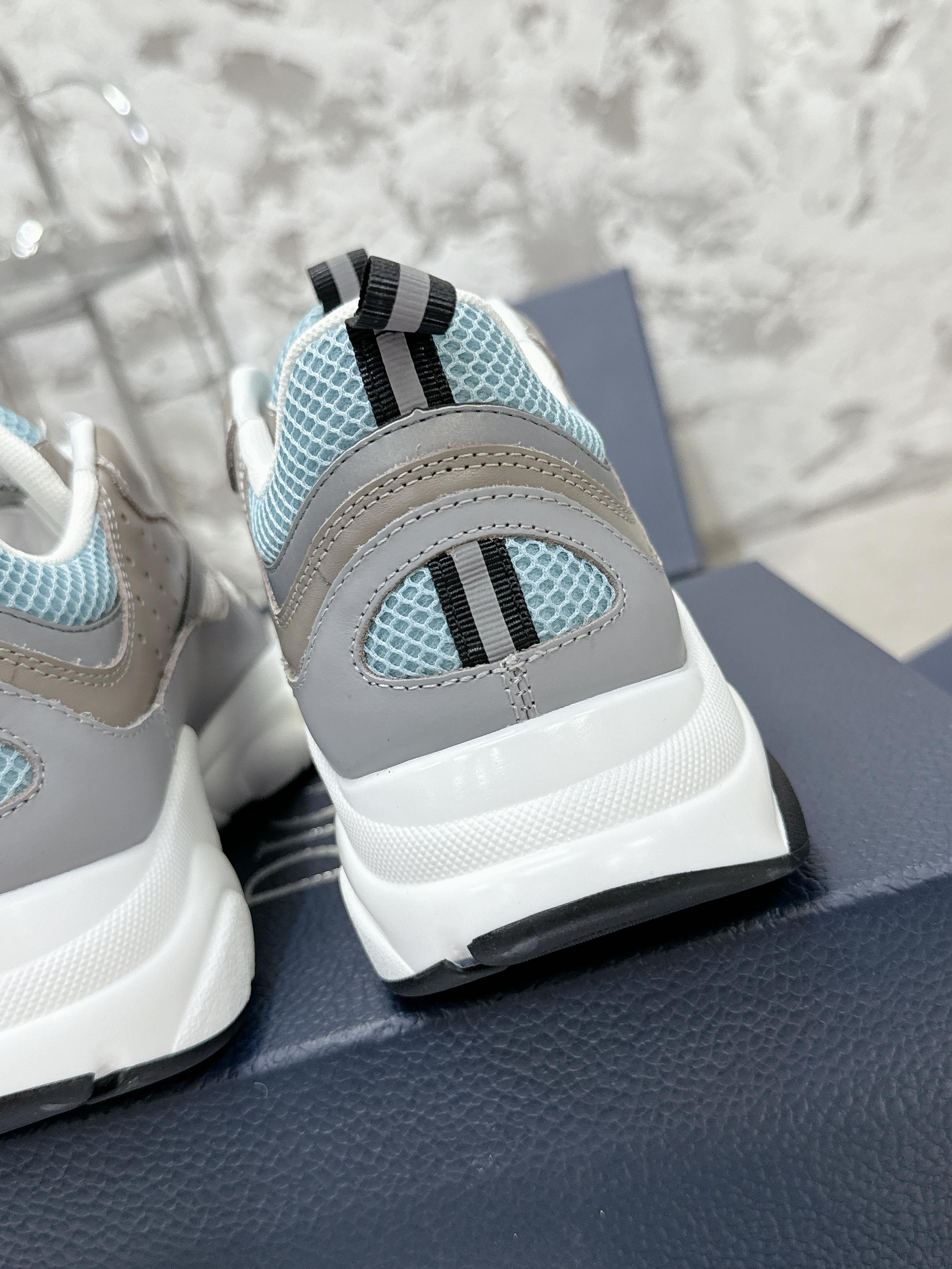 Dior B22 Mesh Runner Sneakers Grey
