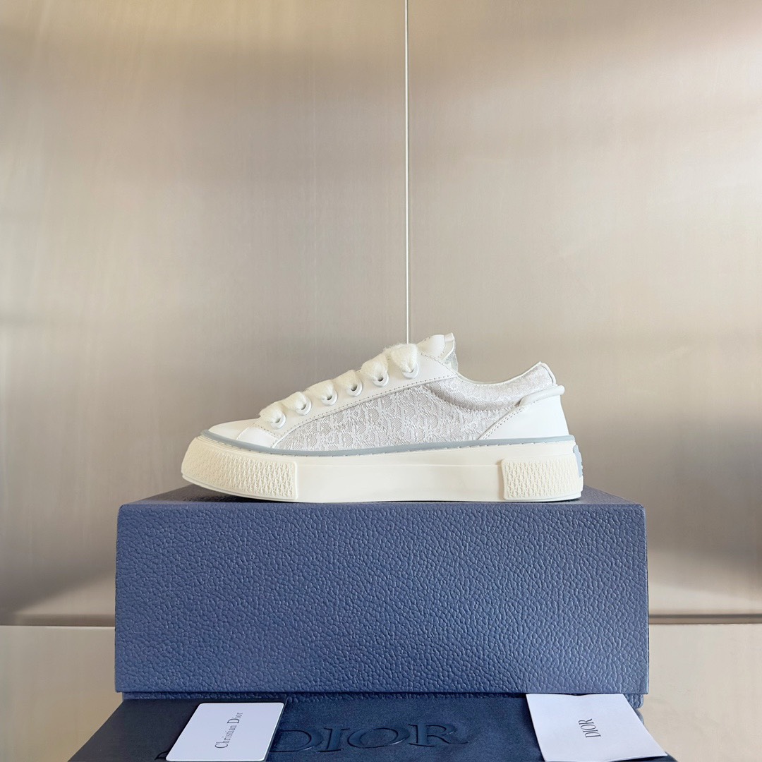 Dior B33 Oblique Jacquard Sneakers White