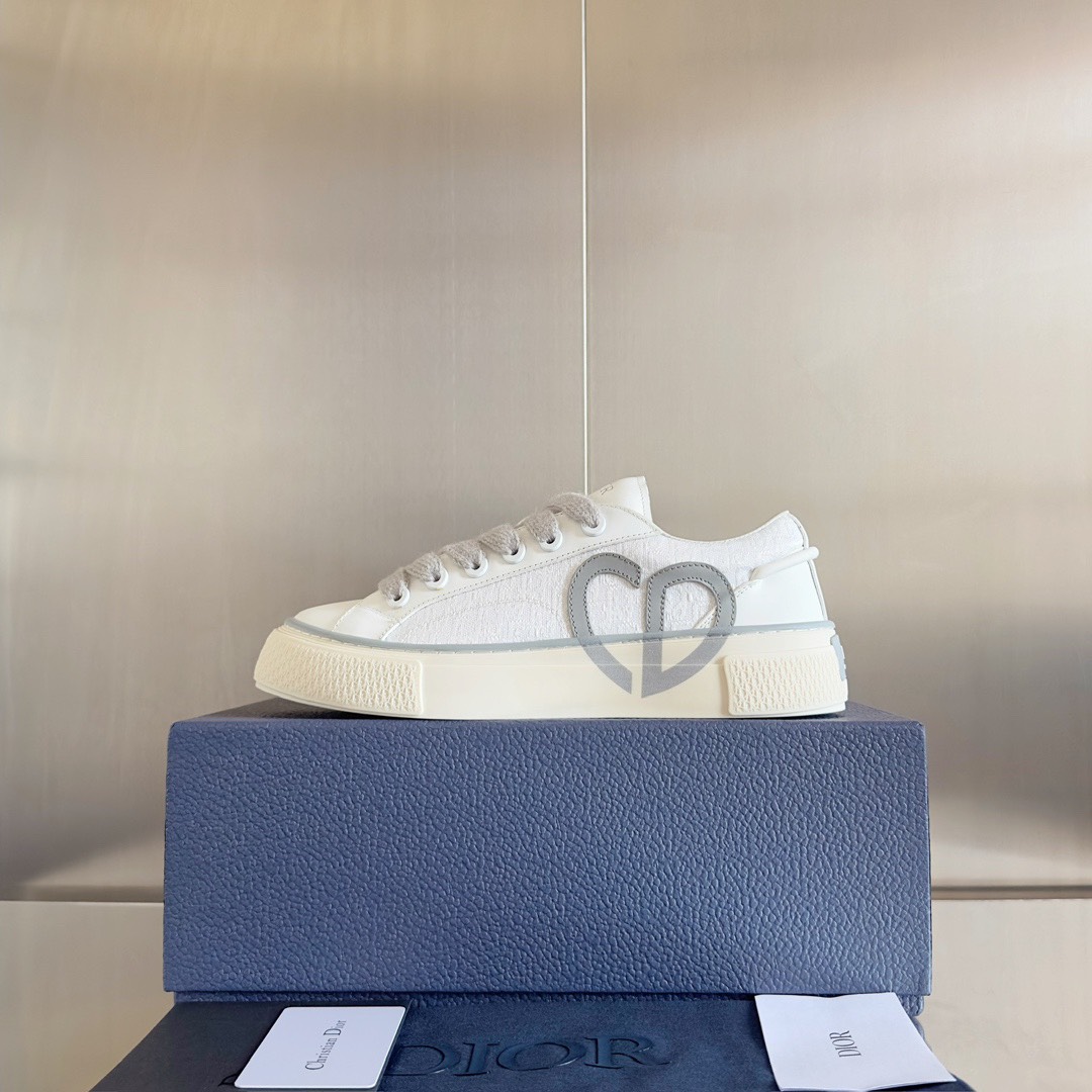 Dior x Denim Tears B33 Low-Top Sneakers White/Grey
