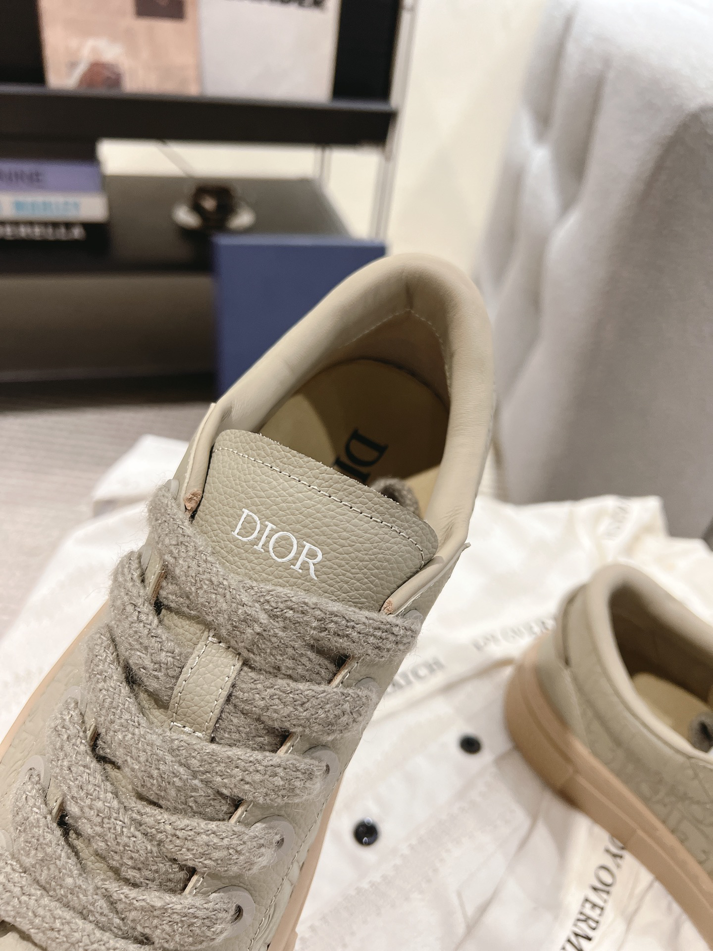 Dior B33 CD Diamond Sneakers Gray