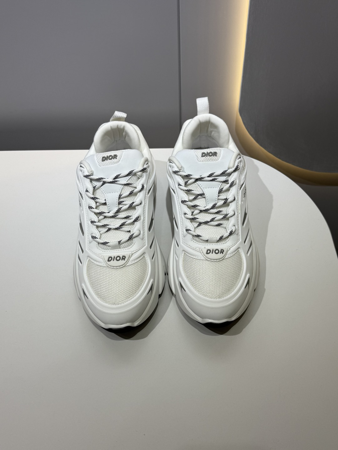 Dior B44 Blade Chunky Sneakers White