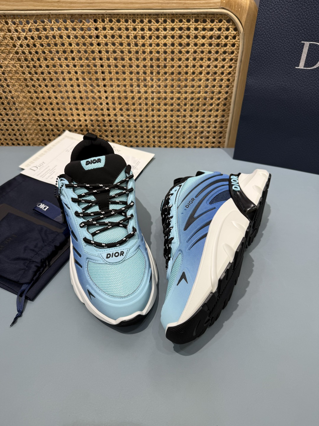 Dior B44 Blade Chunky Runner Sky Blue