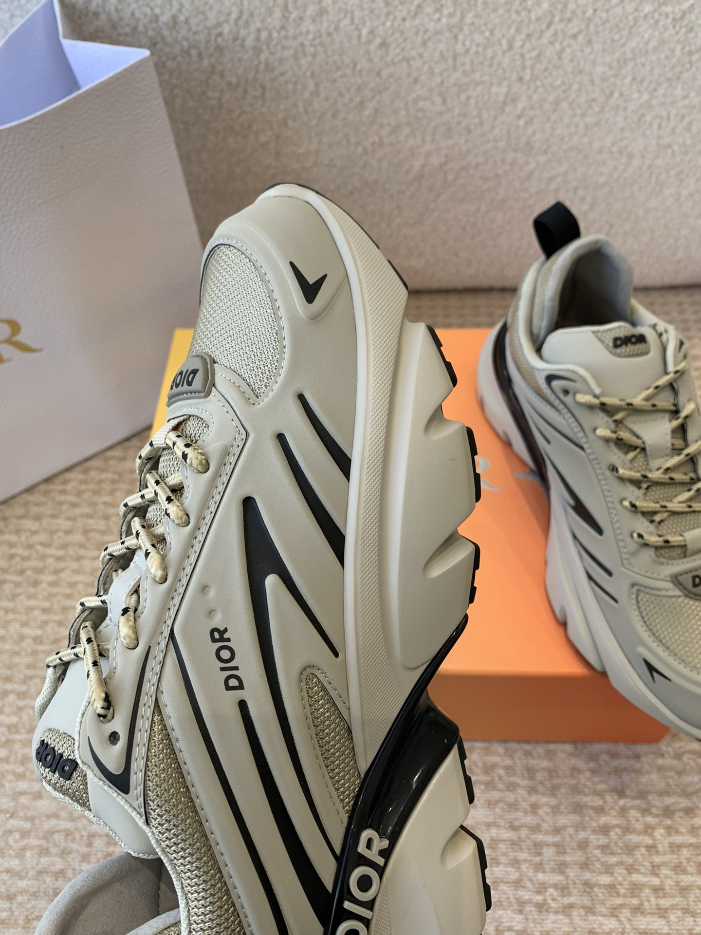 Dior B44 Blade Runner Sneakers Beige