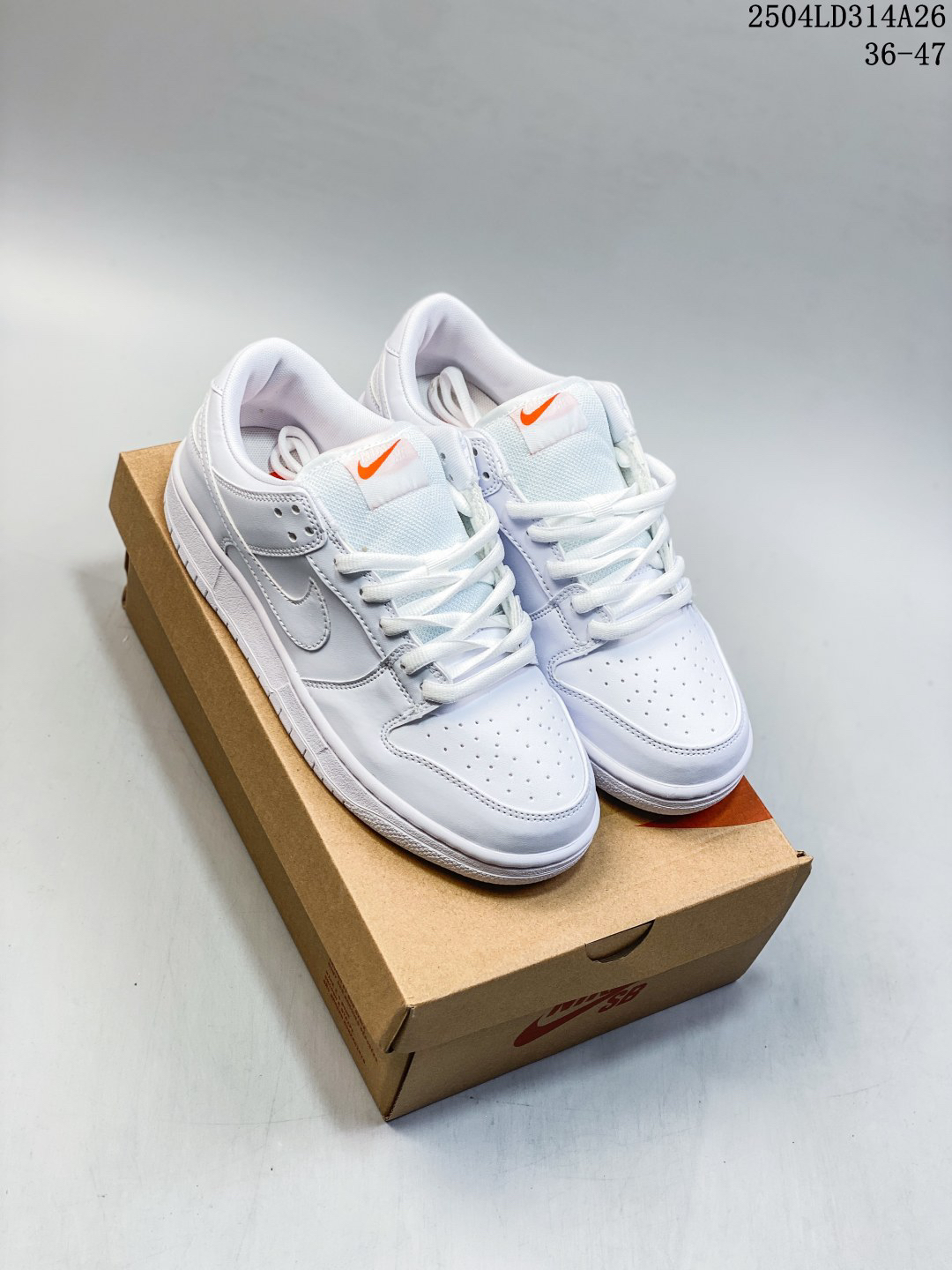 Nike SB Dunk Low Pro Skate Shoes White