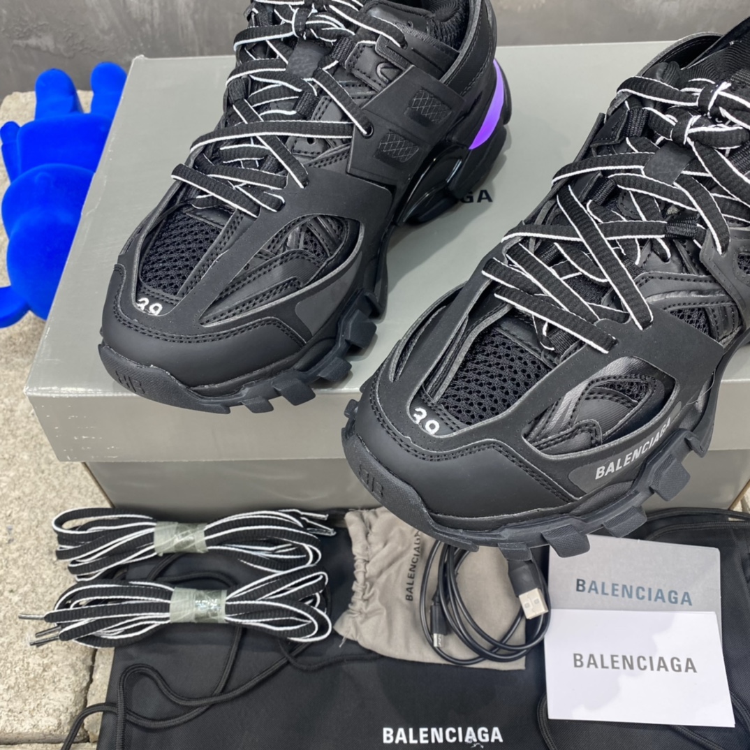 Balenciaga Track LED Trainer Black