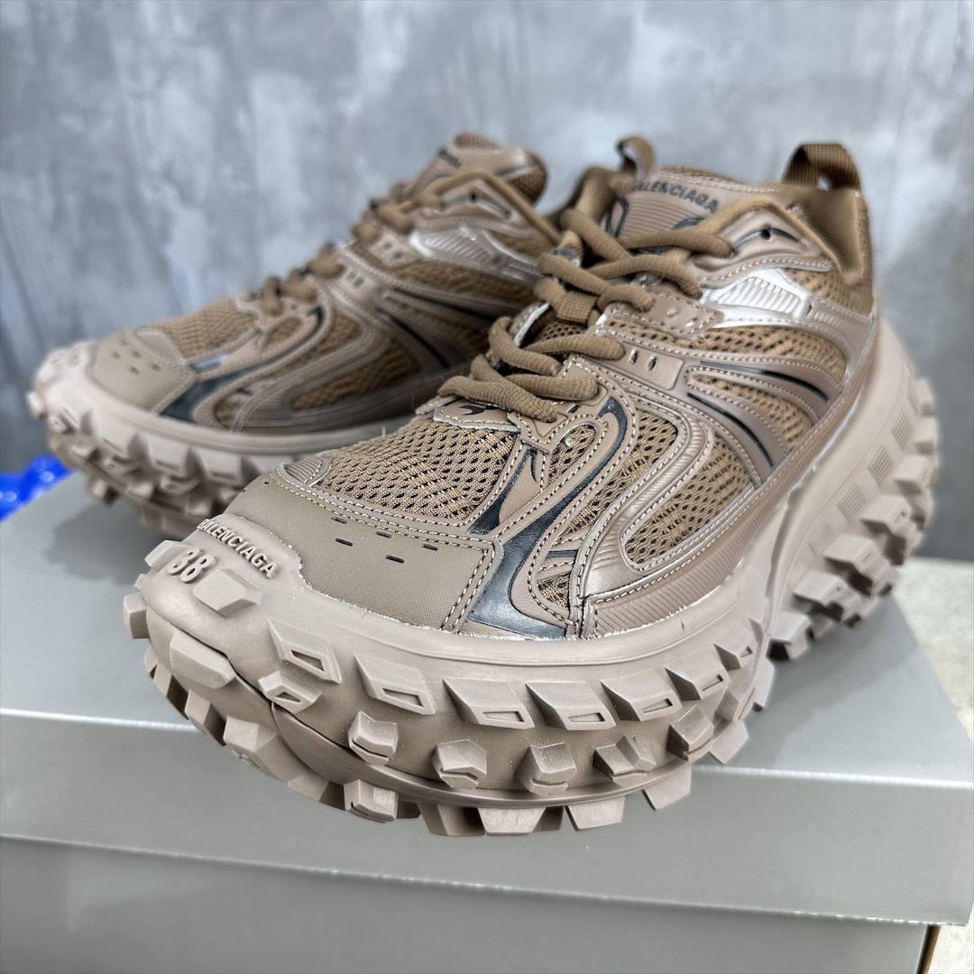 Balenciaga The Haer Project Tire Sole Sneakers Taupe