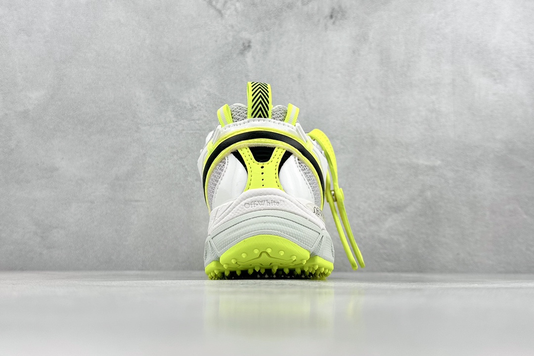 Off-White Chunky Mesh Sneakers White Neon Yellow