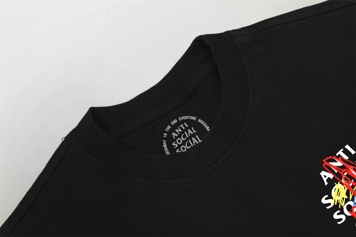 Anti Social Social Club Graffiti Logo Tee Multicolor