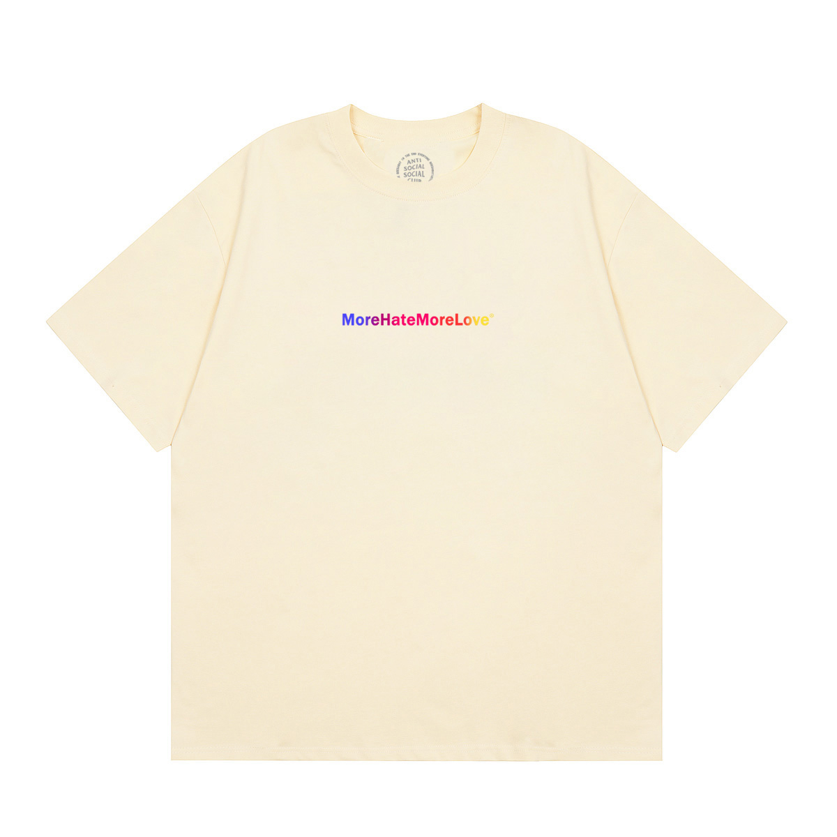 Anti Social Social Club Gradient Logo Tee Multicolor