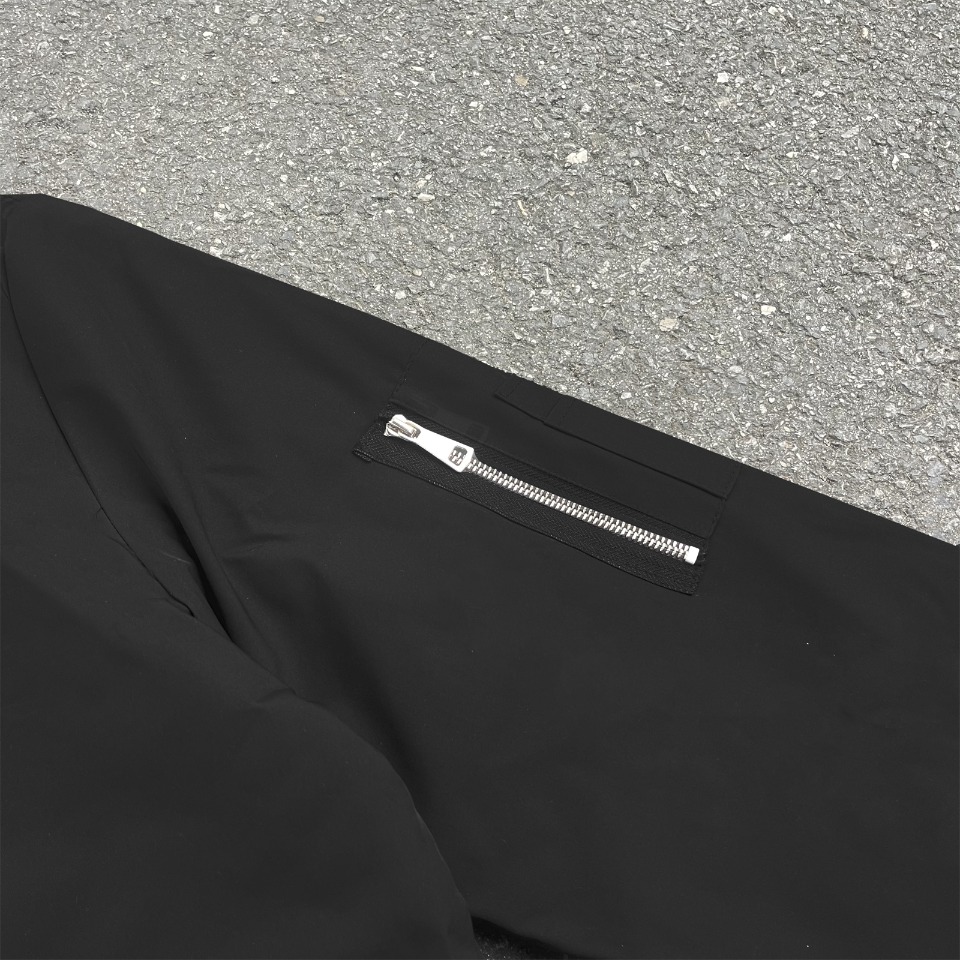 ASSC 3M Reflective Bomber Jacket Black
