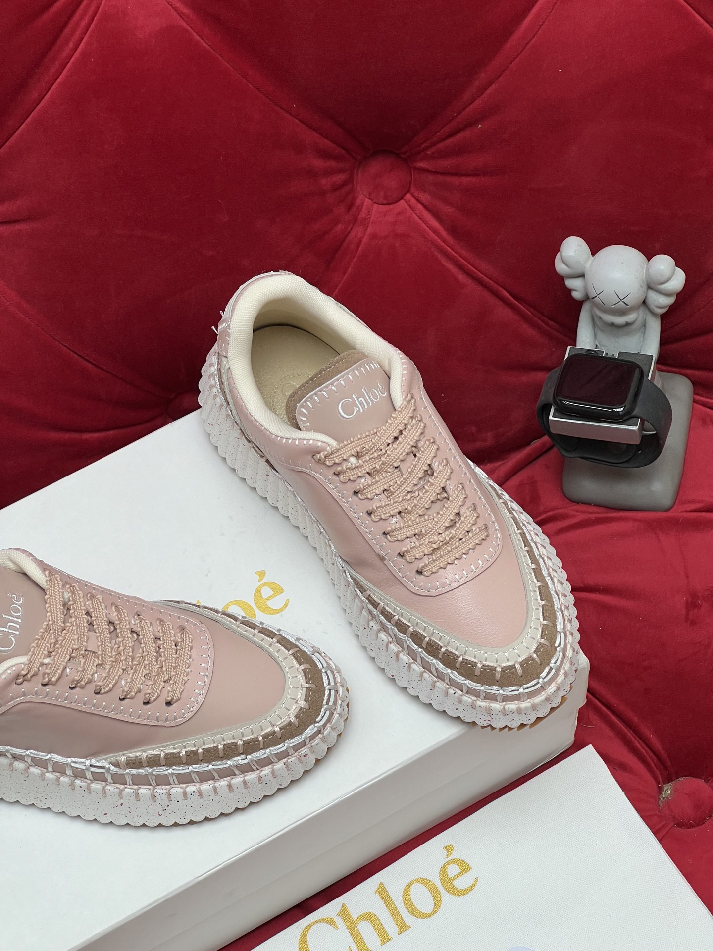 Chloe Platform Sneakers Pink