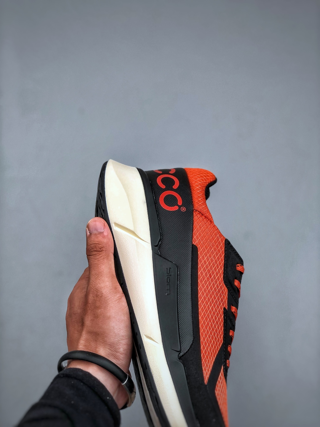 ECCO Breathable Running Sneakers Orange