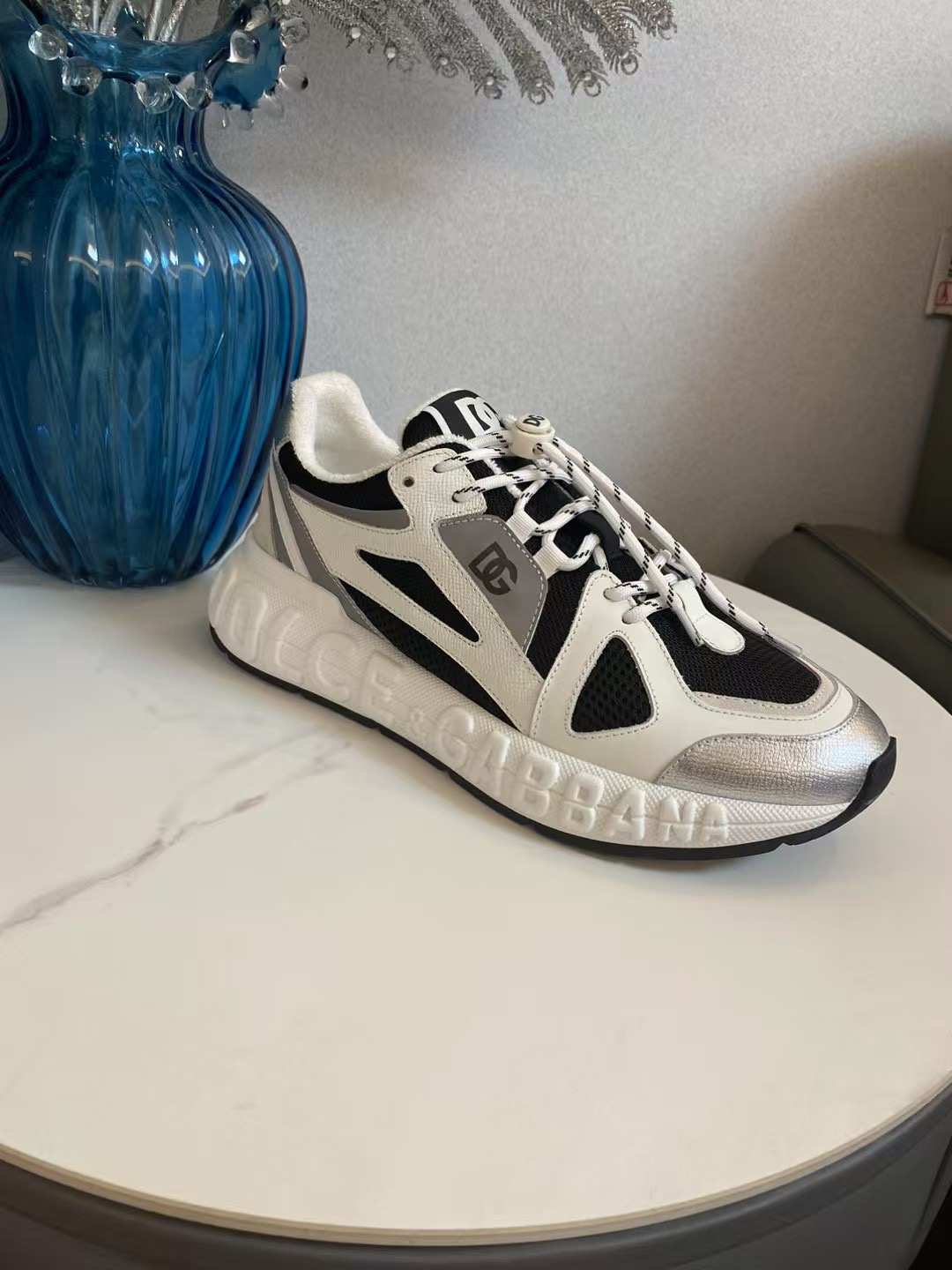 Dolce & Gabbana Mesh Sneakers Multi-Color