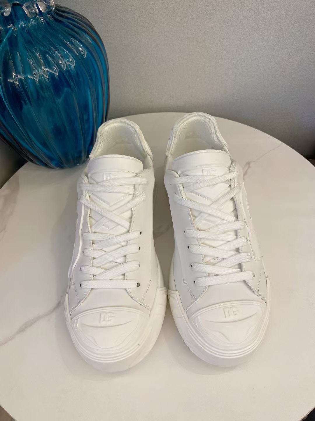 Dolce & Gabbana DG Logo Low-Top Sneakers White