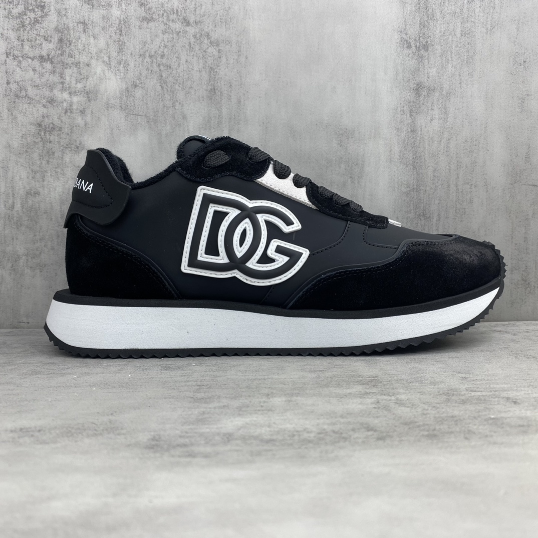 Dolce & Gabbana DG Logo Dad Sneakers Black/White