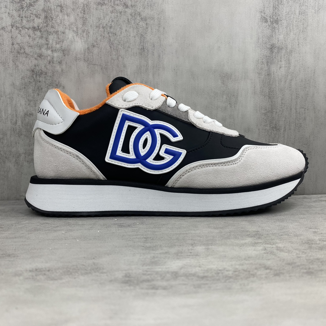 Dolce & Gabbana DG Daymaster Sneakers Black/White/Orange