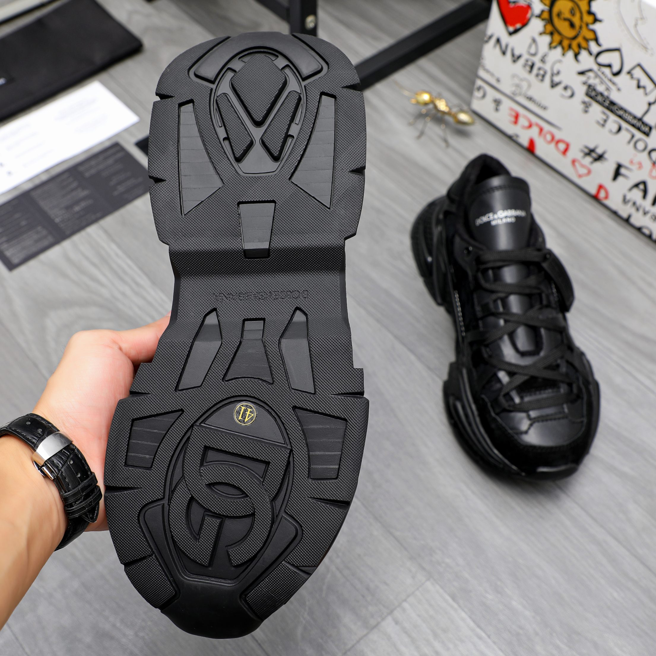 Dolce & Gabbana Chunky Sneakers Black