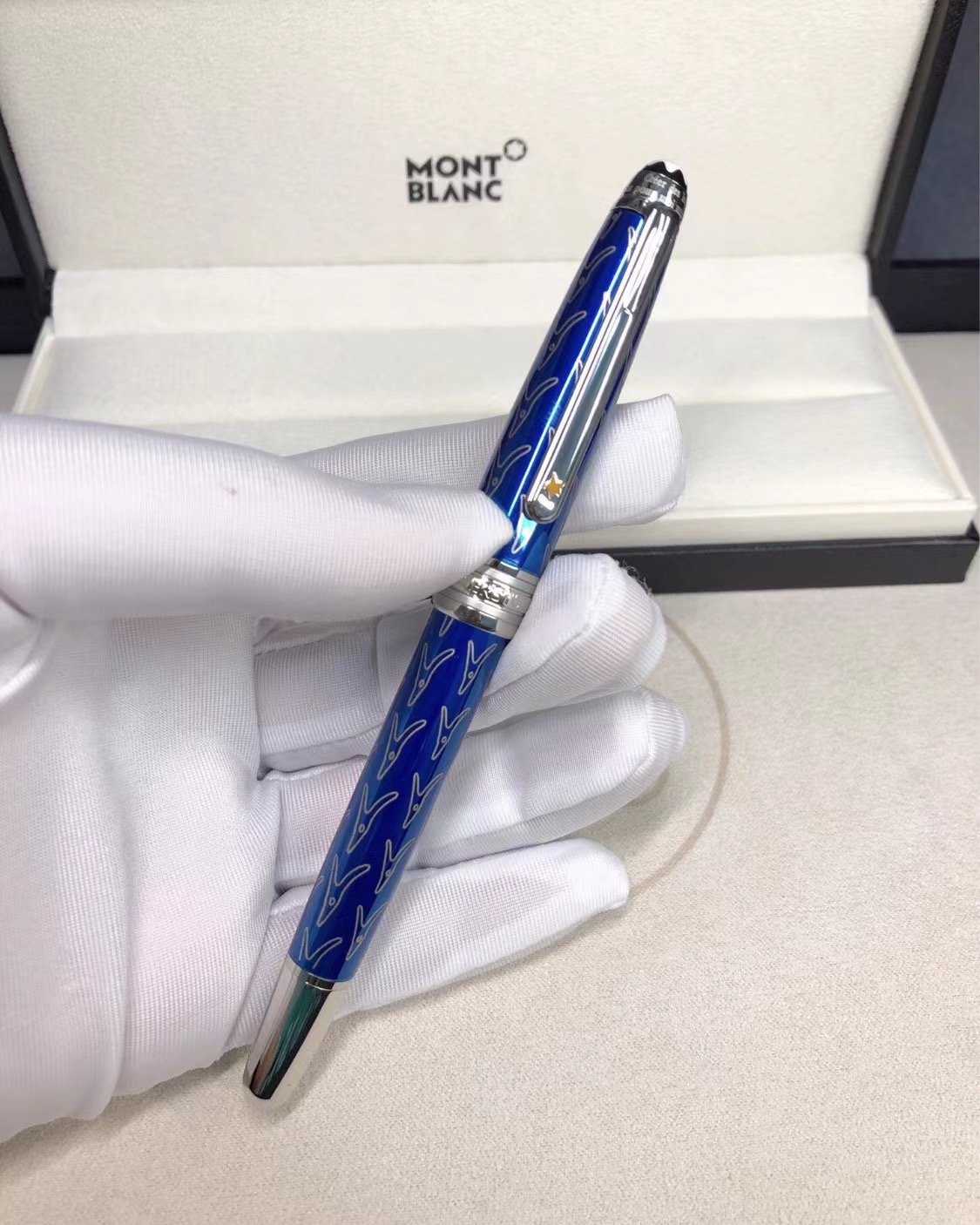 Montblanc Meisterstuck 163 Ballpoint Pen Blue
