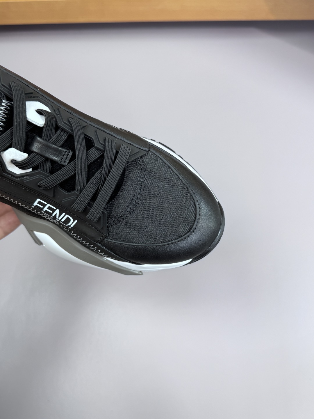 Fendi Flow Low-Top Sneakers Black