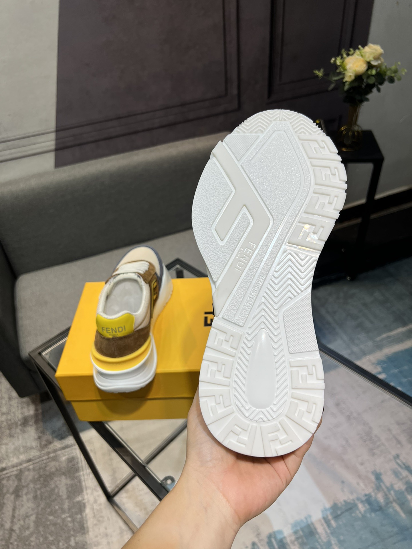 Fendi Chunky Casual Sneakers Multi