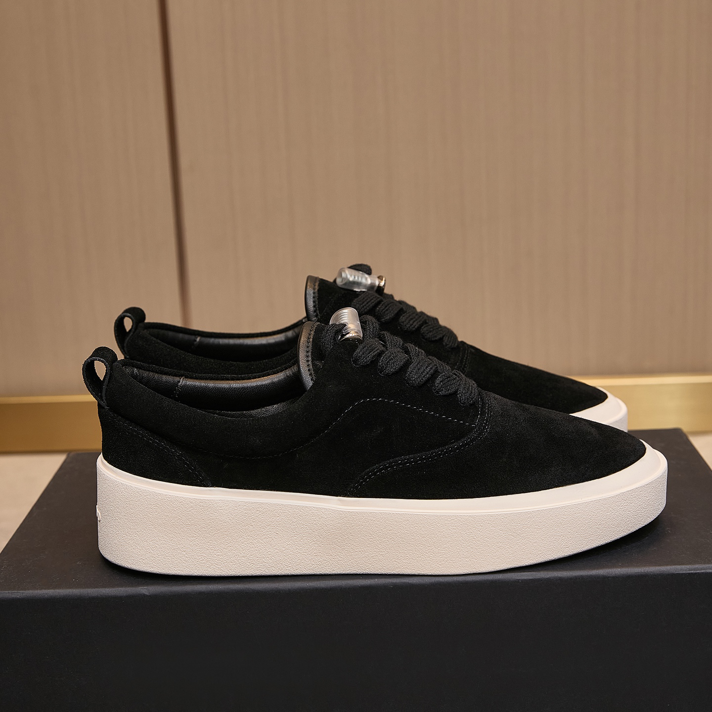 Fear of God FOG 101 Suede Skate Sneakers Black