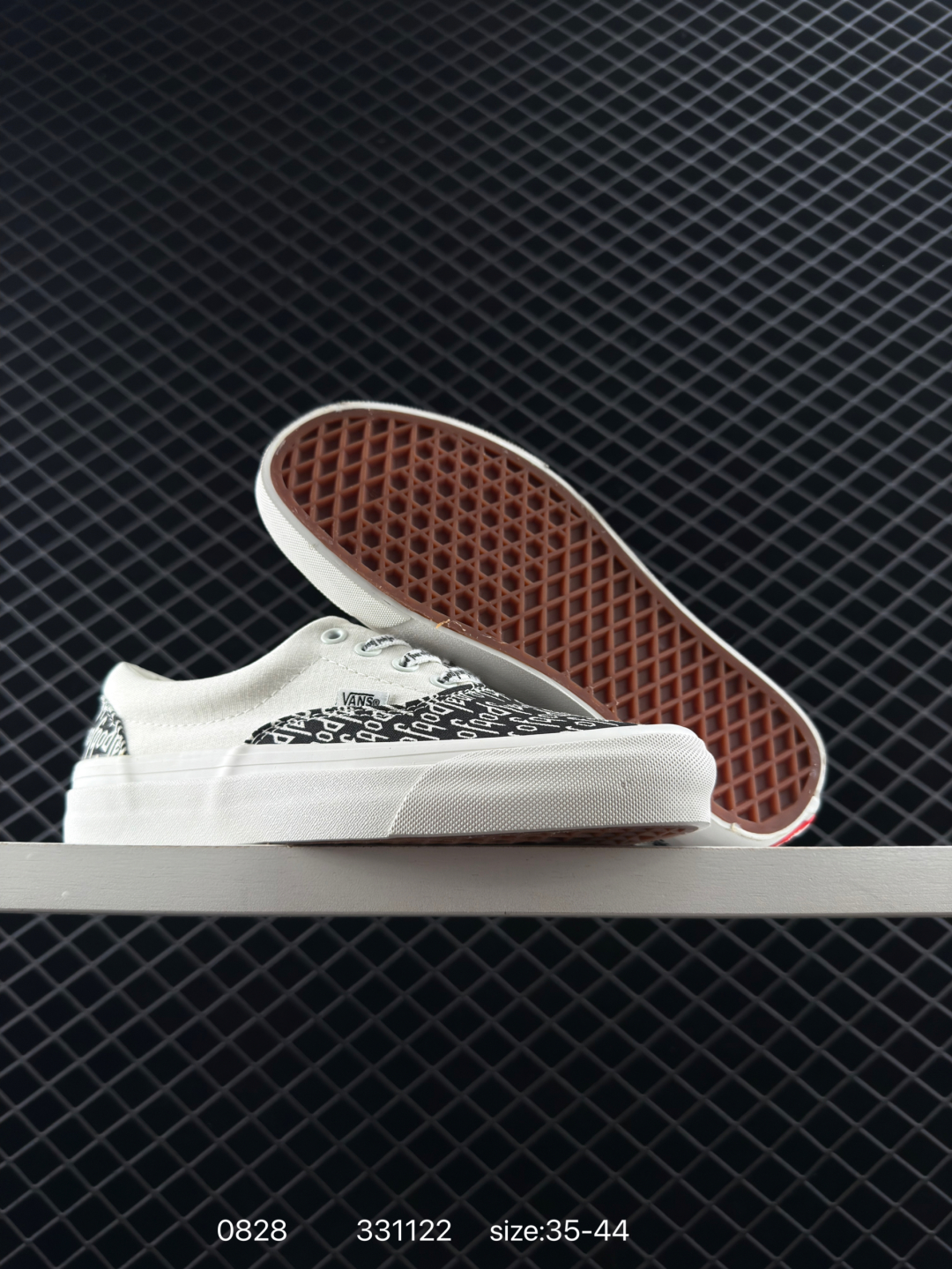Fear of God x Vans Era 95 Reissue Platform Sneakers Black White