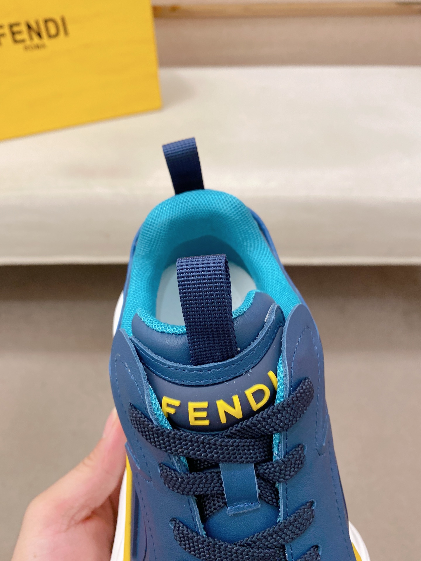 Fendi Flow Chunky Sneakers Blue