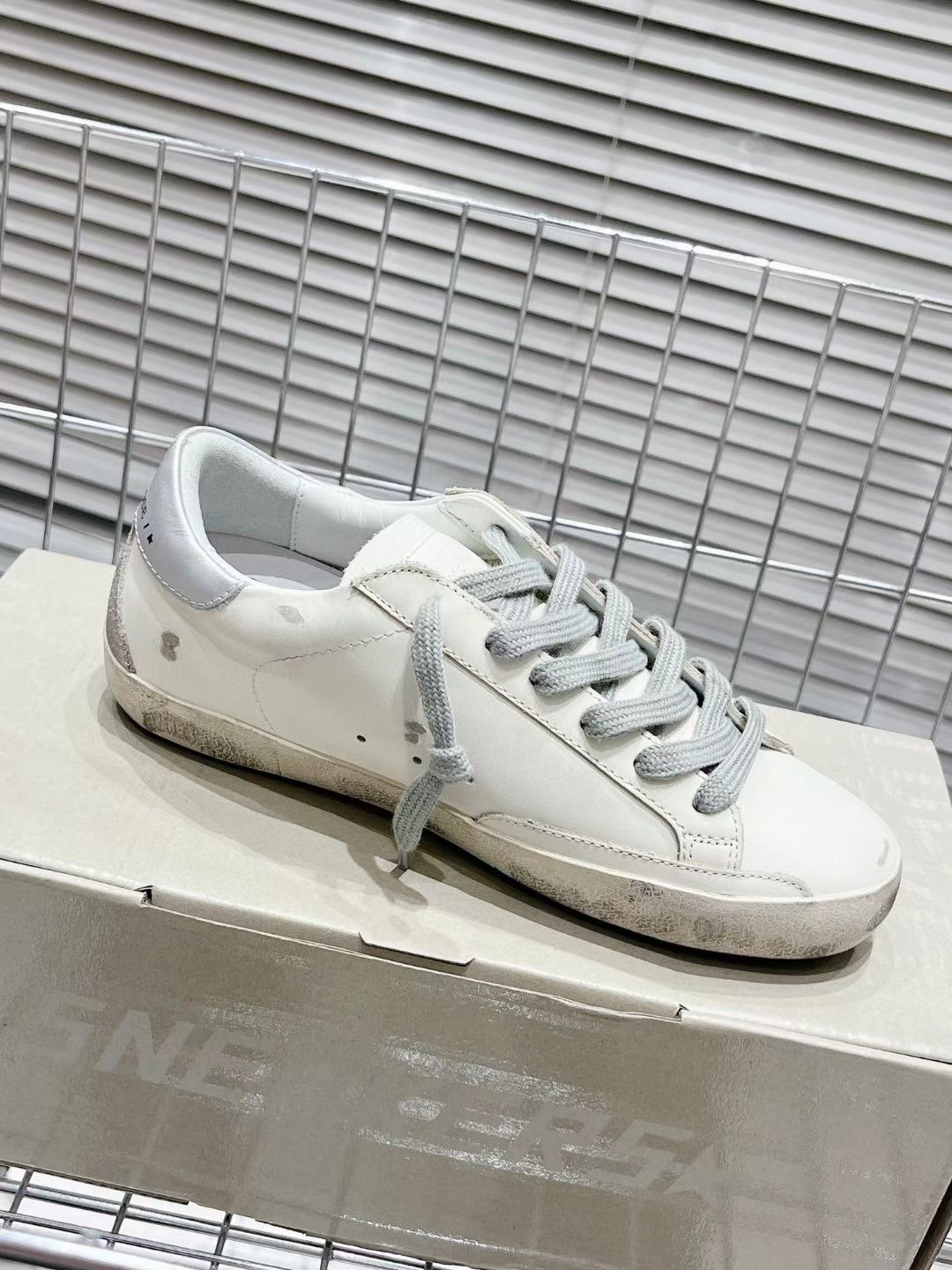 Golden Goose Superstar Sabot Sneakers Silver