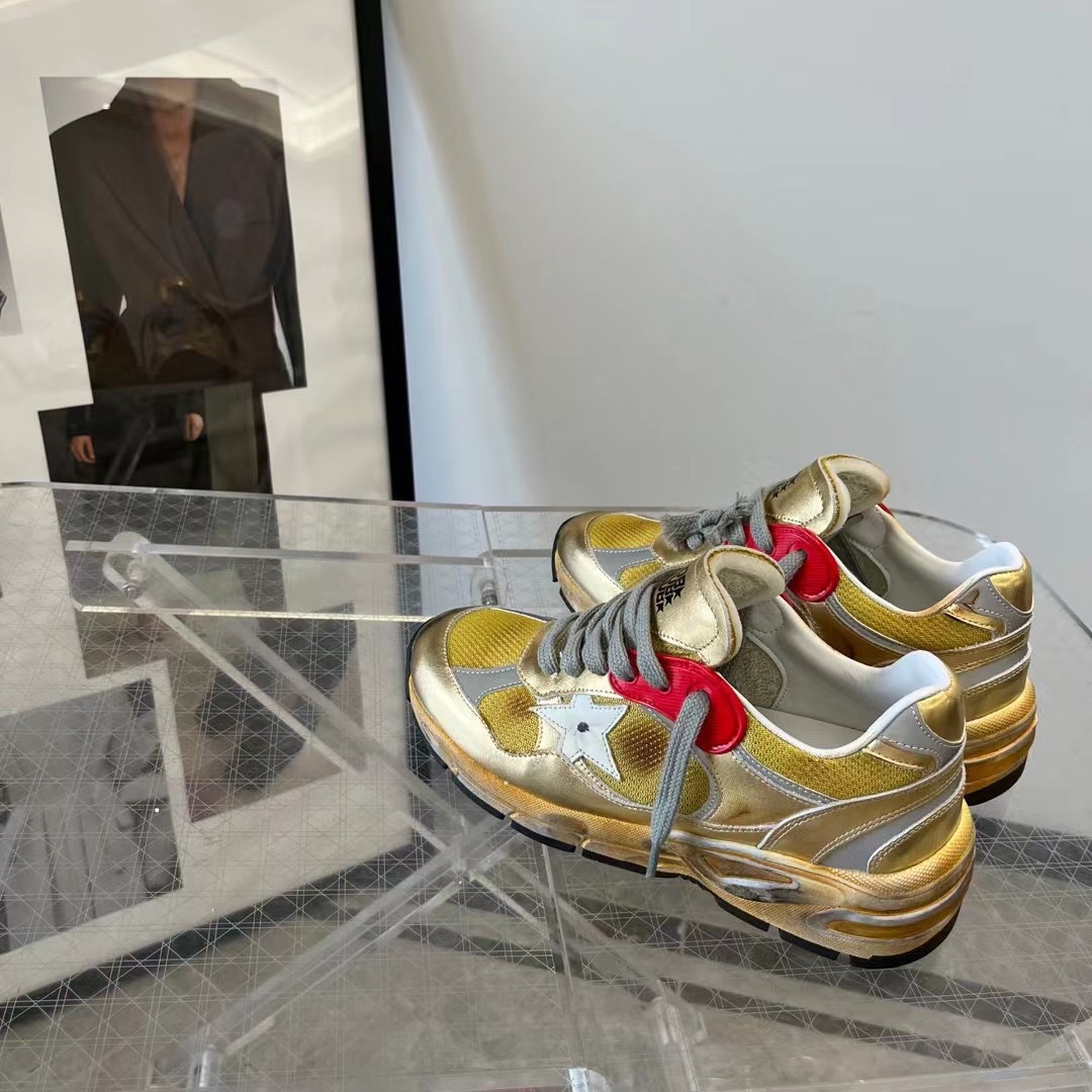 Golden Goose Ball Star Sneaker Gold