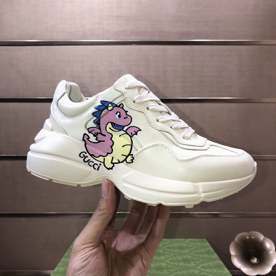 Gucci Dragon Dad Sneakers White