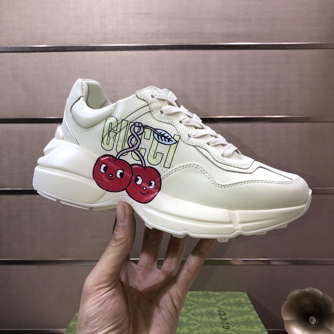 Gucci Cherry Dad Sneakers White