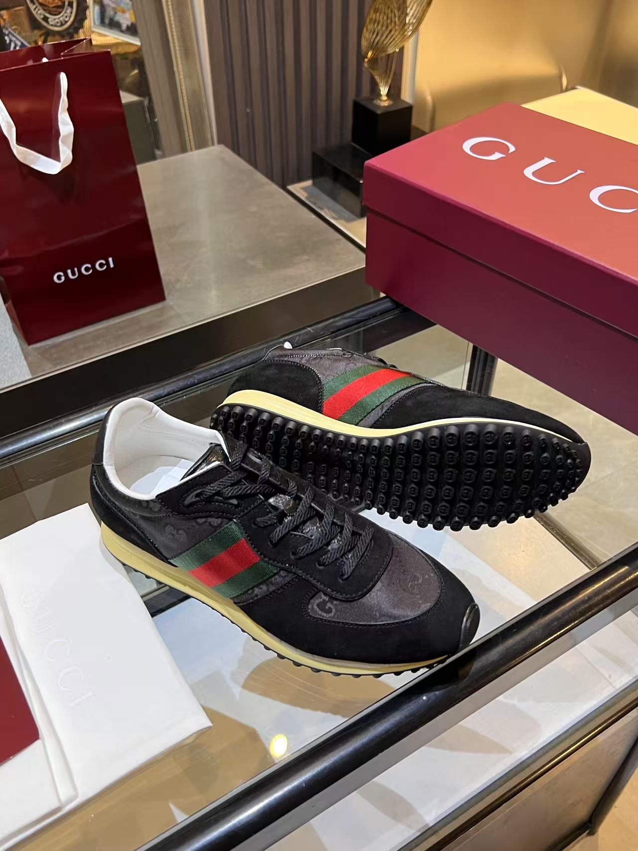 Gucci Re-Motion Platform Sneakers Black