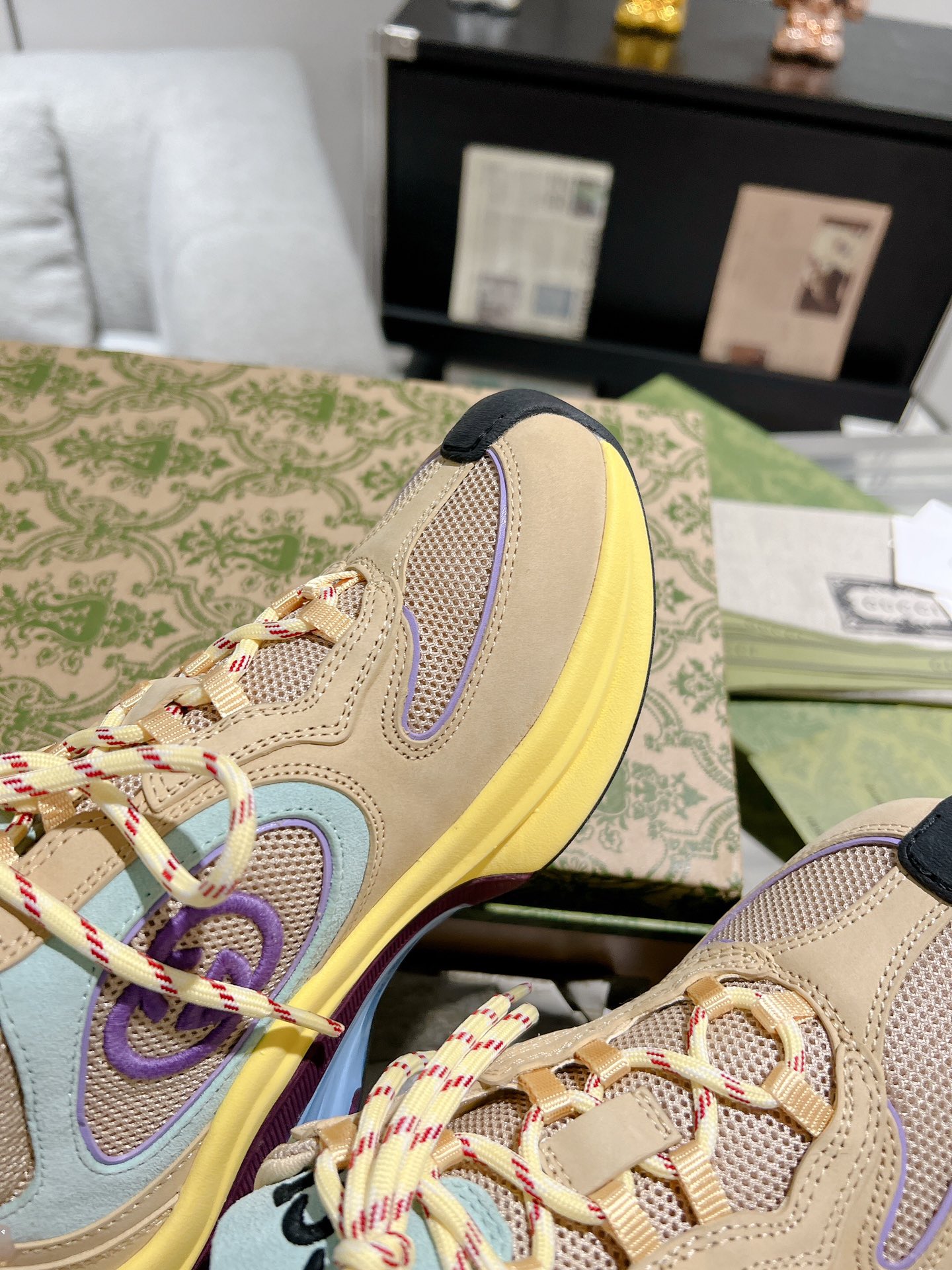 Gucci Run Chunky Sneakers Multicolor