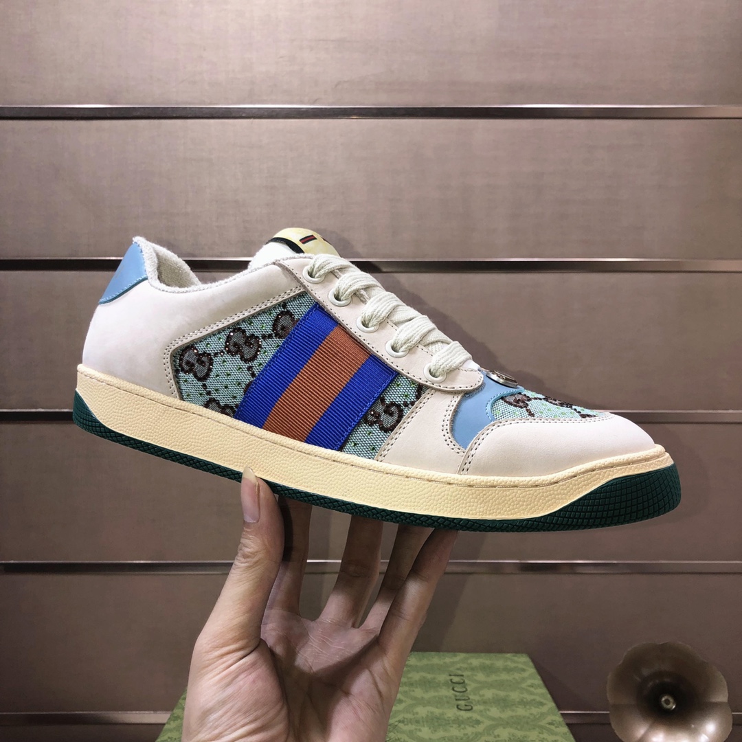 Gucci GG Canvas Low-Top Sneakers Multi-Color