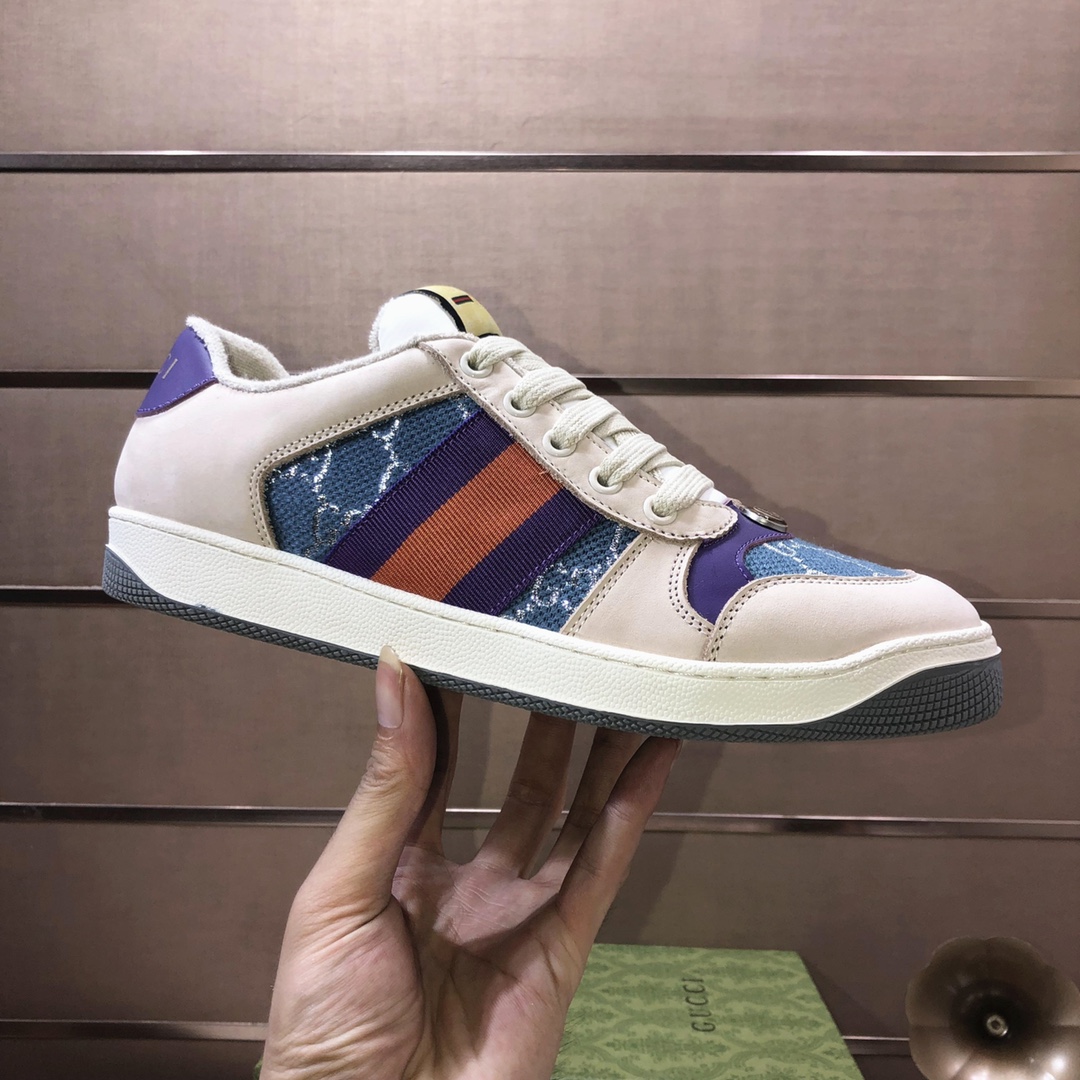 Gucci GG Canvas Low-Top Sneakers Multicolor
