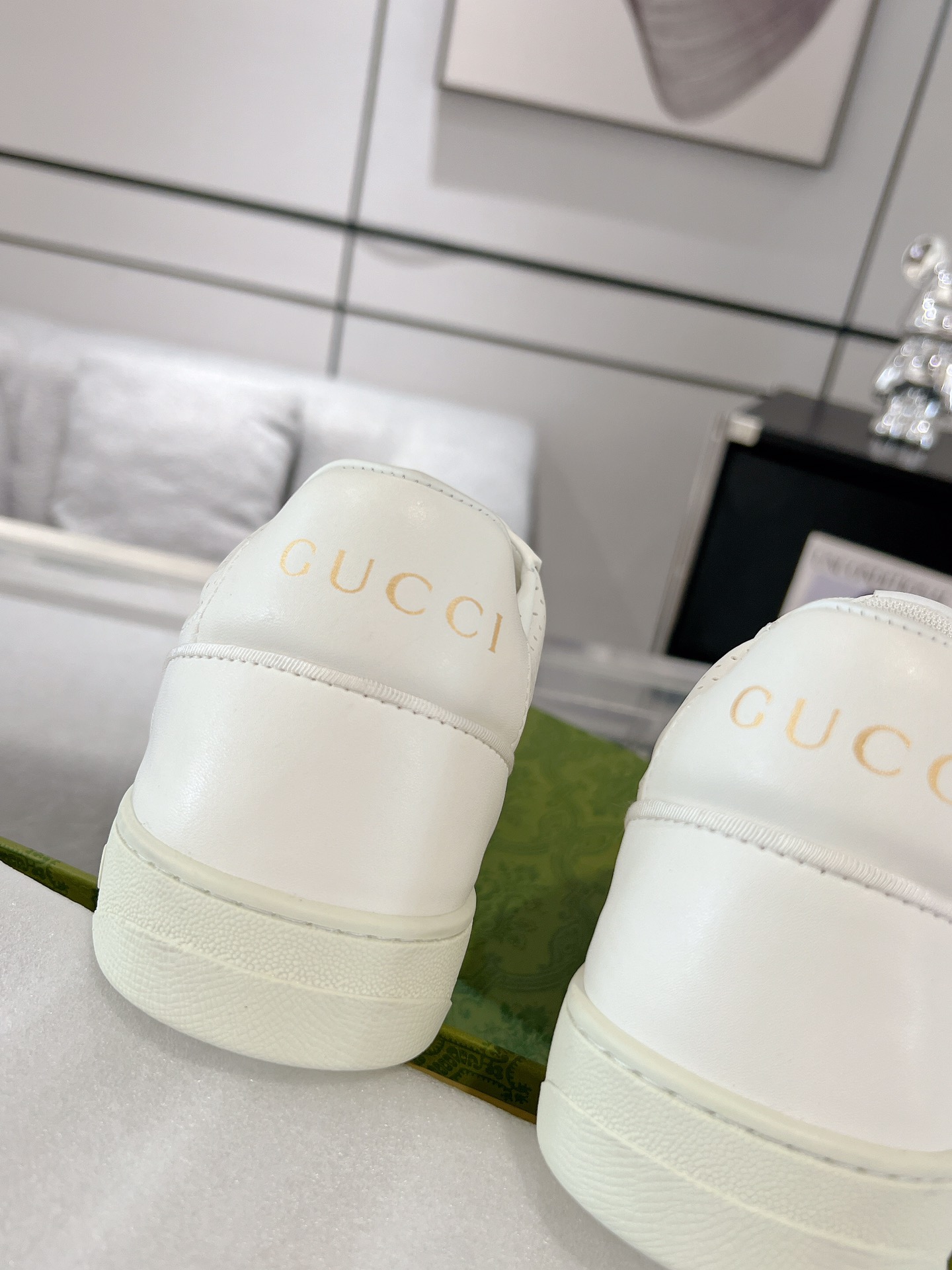 Gucci GG Panel Low-Top Sneakers White
