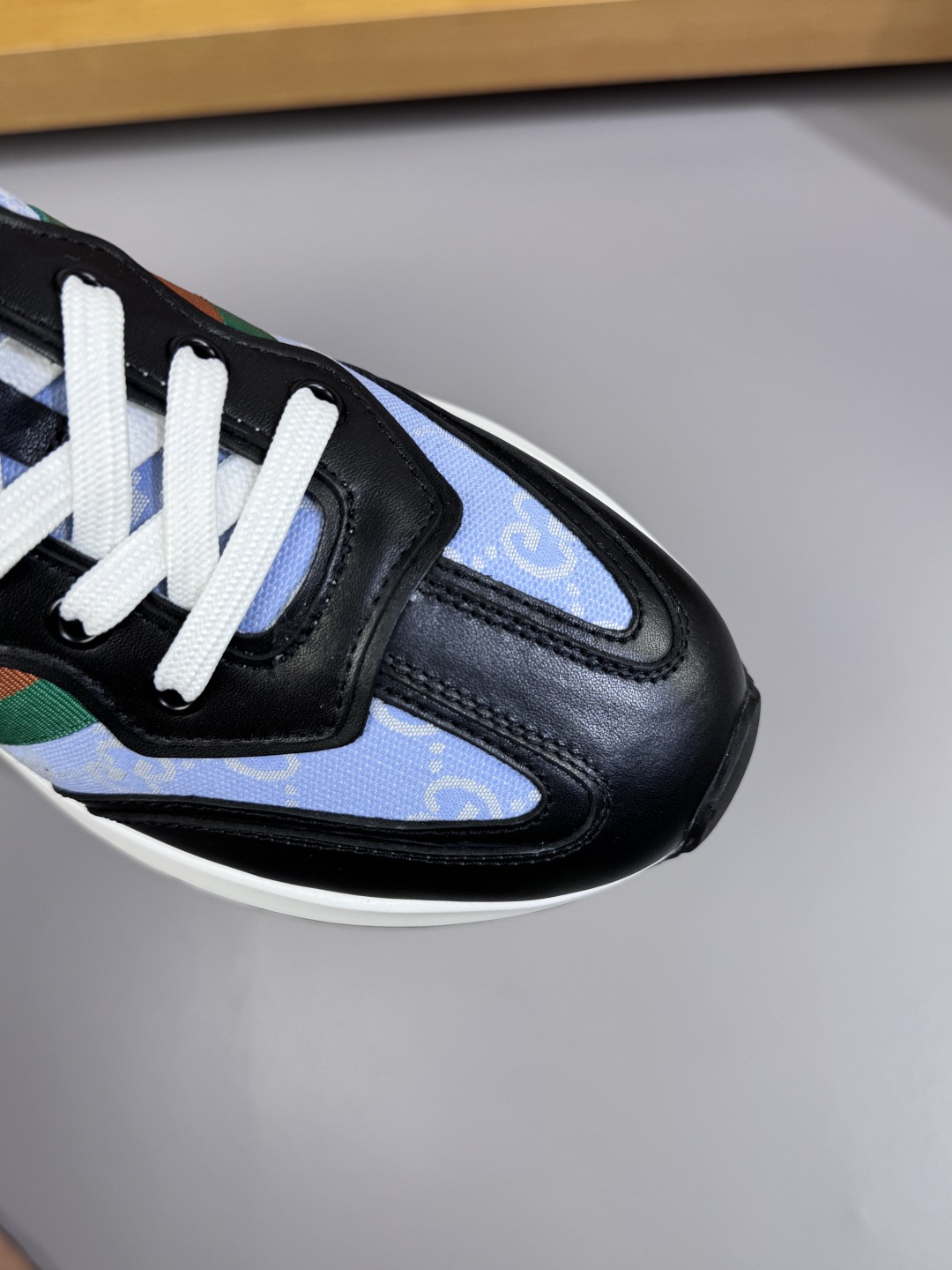 Gucci Web Stripe GG Sneaker Blue