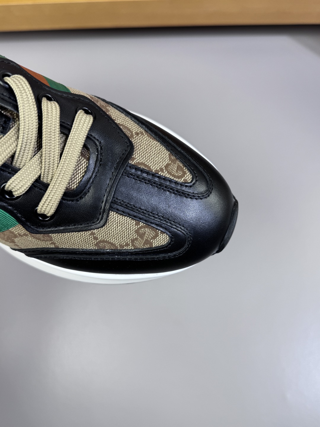 Gucci GG Web Stripe Runner Sneakers Multi